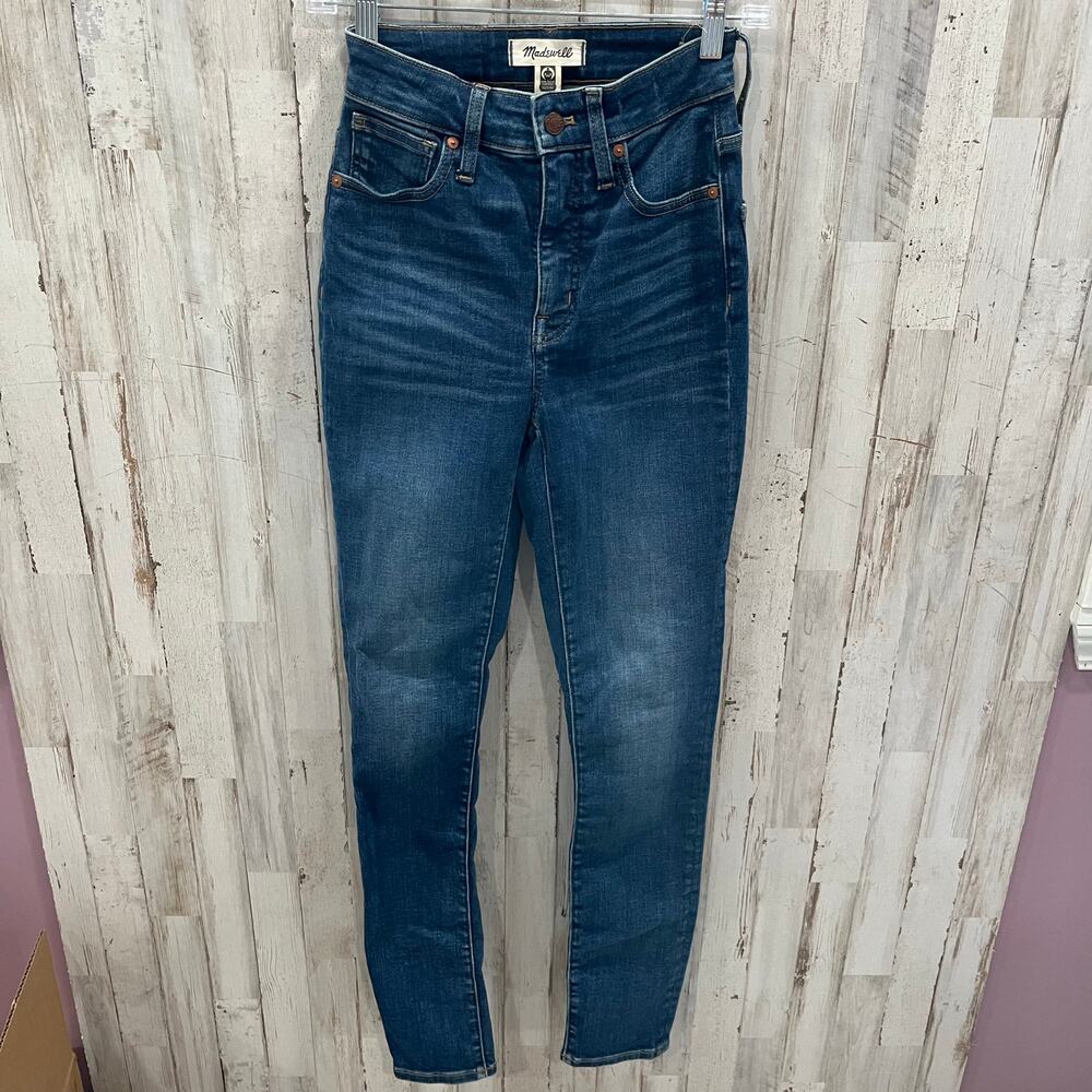 Madewell Tall Curvy High-Rise Skinny Jeans in Lanette Wash Womens Size 23 TALL
